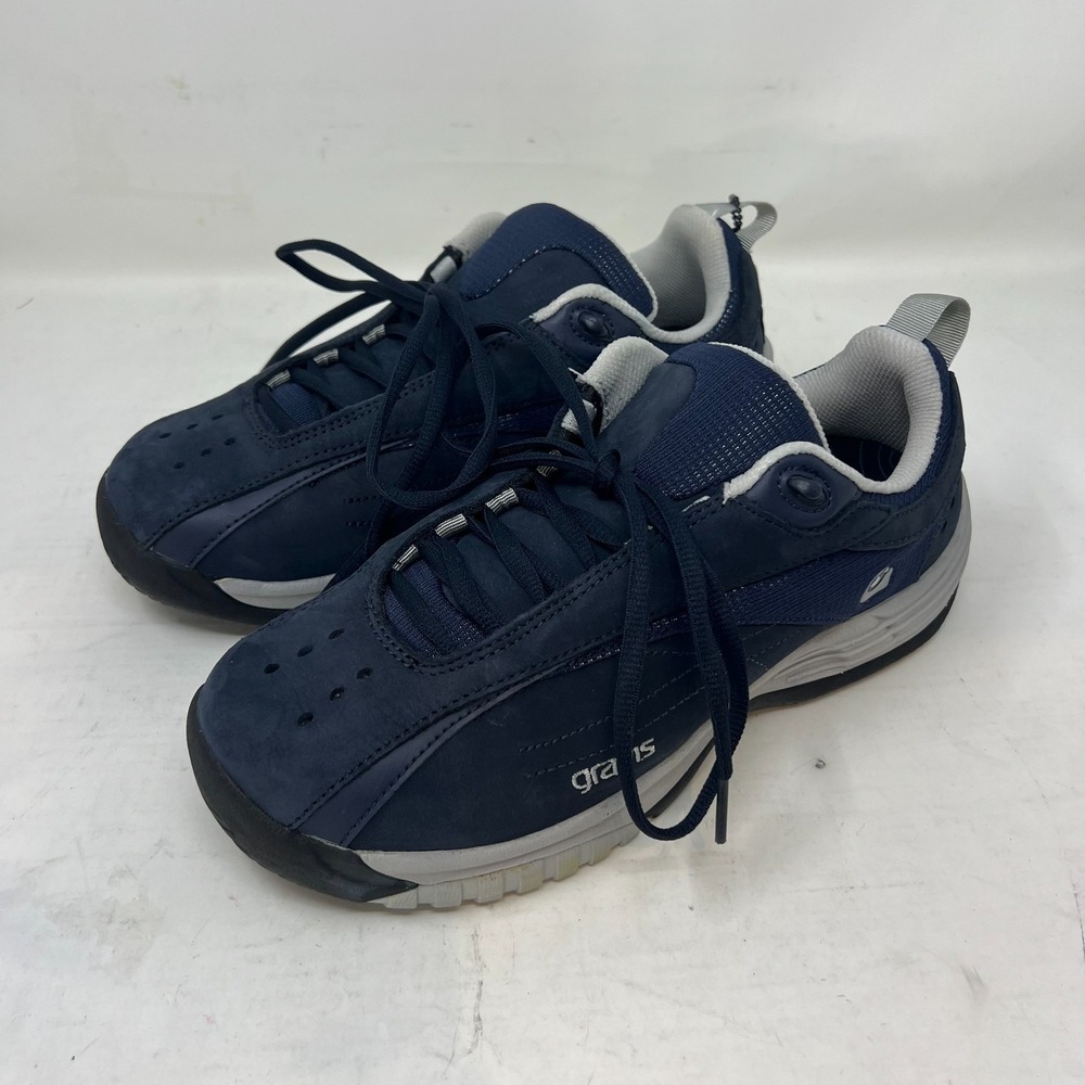 Gravis Nineteen Sneakers Men's 9.5 Navy Suede Navy Laces Skate‎ Style VTG NIB
